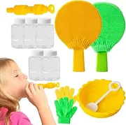 Blowing Bubble Bounce Toy – Interactive Bubble Tapping Game, Enhances Coordination | Large Bubbles Play Set for Indoor Fitness, Home, Kindergarten, Amusement Park, Nursery, and Parks