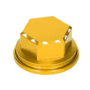 Gold 3D Engrave Steering Stem Nut Cap For HONDA MONKEY GROM MSX CT125 DAX 125