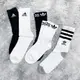 ADIDAS 3S PER CR HC LOGO SOCKS 黑 白 基本款 高筒襪 男女 AA2301 DOT聚點