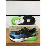 【清大億鴻】SKECHERS 中童慢跑鞋 THERMOFLUX 2.0 寬楦輕量 魔鬼氈 藍黑色403728WLBLLM