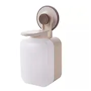 Bathroom Suction Cup Liquid Soap Dispenser Kitchen Sink Plastic Press Wall-Mounted Hand Bottle Punch-Free Bath Supplies