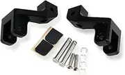 Motorcycle Aluminum Passenger Foot Rests Pedals Lowering Kit Compatible With 1250 PA1250(Black)