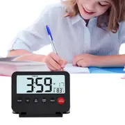 Foldable LED Alarm Clock with Temperature Display - Digital Desk Clock with Snooze Function