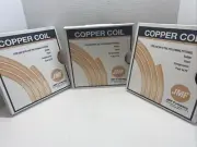 (3) JMF Company 6363804755406 Type UT Coiled Copper Tubing 1/4" OD 1/8" ID 10'