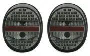 For VW Bug 1303 1973-1985 LED Rear Tail Lights Left Right Black