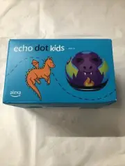 Echo Dot Kids 5th Gen. Dragon Alexa Unused Complete