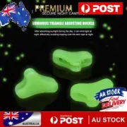Adjustable Outdoor Camping Luminous Awning Anti-slip Triangle Tent Rope Buckle