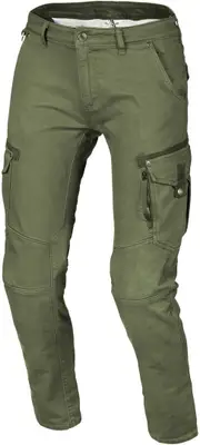 Macna Takar Motorcycle Textile Pants, green, Size 32 for Men