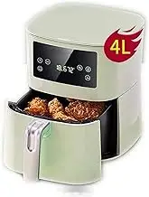4L Electric Hot Air Fryer Oven Oilless Cooker Nonstick Basket with LCD Touch Screen & Power-Off Memory Function 1500W