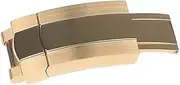 [EBCJIAMS] Watch Clasp Fit For Rolex 9mm×16mm Stainless Steel Folding Buckle Fit For Submariner Fit For Oysterflex Fit For Daytona Fit For GMT Band Strap Deployment Lock Table buckle