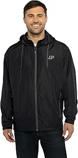 Vantage Apparel Men's Collegiate Premium Lightweight Packable Hooded Wind Jacket, Purdue Boilermakers, XX-Large