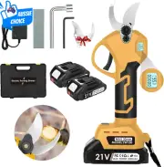 Cordless Electric Pruning Shears Heavy Duty Gardening Scissors 2.0Ah Battery