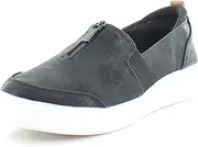 [RYKA] Womens Vivvi Faux Leather Metallic Casual Shoes Black 8.5 Wide (C,D,W)