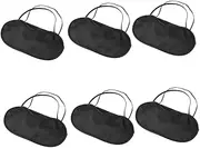 TOVINANNA 6Pcs Blindfold Comfortable Eye Mask for Sleep Fit for Men Women for Travel Yoga and Outdoor Activities Naturally Blocks Light