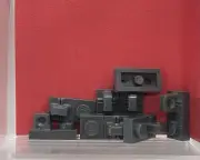 LEGO Parts Lot 8~ Dark Bluish Gray Hinge Plate 1 x 2 Locking Finger ~ No 30383