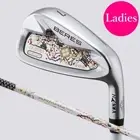 Ladies HONMA BERES AIZU 2Star 5/6/11-Iorn, Sand wedge L-Flex ARMRQ MX 2S Single