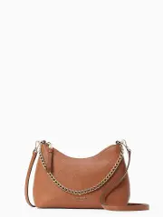Zippy Pebbled Leather Convertible Crossbody