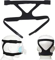Universal Headgear Full Mask Replace Part CPAP Ventilator Headband (Without Mask) - Black