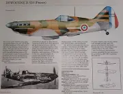 Dewoitine D 520 Aircraft Picture Out of Print Aviation Article Sheet Wall Art