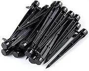 CTKcom Adjustable 360 Degree Water Flow Irrigation Drippers on Stake Emitter Drip SystemPack of 50