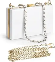 [ANLINKSHINE] Women Purse Acrylic Clutch Bag, Evening Acrylic Clutch Bag, Crossbody Evening Bag, Shoulder Handbag