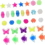 KICHOUSE 206pcs Bicycle Beads: Plastic Colorful Clip On Decorations for Kids Bikes Enhance Riding Style for Boys Girls Toddler Bikes