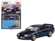 1/64 Nissan Skyline GT-R R32 Nismo S-Tune Diecast Blue by TSM MINI GT MGT00326