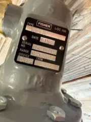 Fisher Regulator 627M 35-80 PSIG 3/16 Orifice
