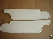 Fits 63 Chrysler 300 2Dr HT White Sunvisors 1963 NEW