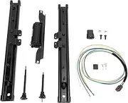Gearwell Car Seat Electric Slide Rail, Adjustable Seat Sliding Track, Forward Backward Seat Adjuster, Steel Mounting Bracket for Vehicle RV