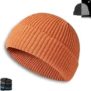 [KAMOJI] Reflective Beanie for Women Men, 2025 Visibility Winter Warm Knitted Loop Knit Hat Cap