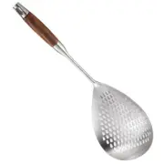 draining frying spoon Portable Noodle Spoon Metal Colander Spoon for Daily Use