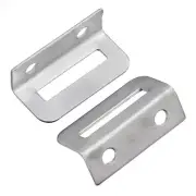 Cabinet Door Striking Plate 2pcs 36mm 90 Degree Angled Locking Latch Striker Pad