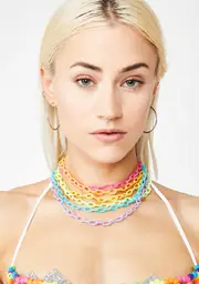 Prism Trip Chain Necklace