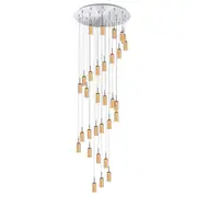 Annie LED 31L Spiral Pendant Lights Amber | Marden Designer
