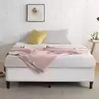 Queen Mattress Base Fabric Steel Ensemble