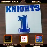 Knights Rugby League NRL Style Decal Sticker Newcastle Footy Car Laptop Window