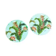Floral Leaf Acrylic Charm - K016
