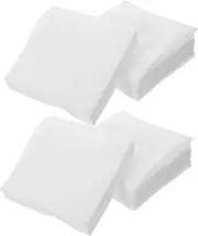 Generic 200pcs Non-woven Paper Bag Sponge Gel Nail Polish Remover Applicator Brow Eraser Solution Makeup Remover Wipes Pump Cleaner Dazzle Face Cleansing Pads Lint White Non-woven Fabric
