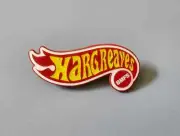BMFS A Hargreaves Violin Bluegrass Fiddle Glitter Variant Metal Enamel Hat Pin