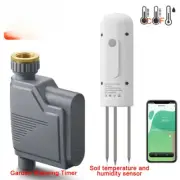 Smart Water Valve Controller Sprinkler Drip Soil Moisture and Temperature Sensor