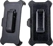 WallSkiN 2 Pack Replacement Belt Clip Holster for Apple iPhone 15 Pro OtterBox Defender Series Case | Clip for Belt Holder (Case Not Included)