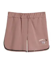 lightweight French-terry shorts 12 Nude