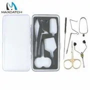 Maxcatch Fly Tying Tool Kit Whip Finisher Dubbing Needle Bobbins Fly Tying Tool