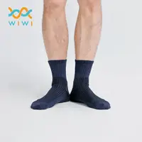 在飛比找ETMall東森購物網優惠-【WIWI】MIT發熱抑菌按摩中筒襪-全色(男M-L)