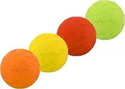 1x Diameter 22CM TPR Frisbee Dog Flying Disc Chasing Retrieving Chew Toy (Yellow)