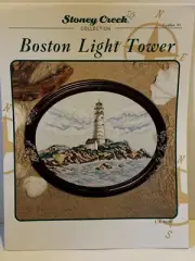 Stoney Creek Collection Cross Stitch Chart Leaflet 93 Boston Light Tower 1997