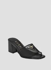 GUESS Women's Black Gable Block Heel Size: 10