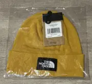 The North Face Unisex Dock Worker Recycled TNF Yellow Beanie Hat One Size C8