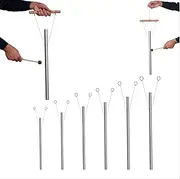 6 Sacred Solfeggio Healing Tuned Pipes Including 528 hz Louder Than Tuning Fork with Mallet & Hand Stand
